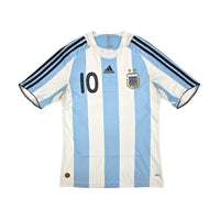 2008/10 Argentina Home Football Shirt (M) Adidas #10 Messi - Football Finery - FF203920