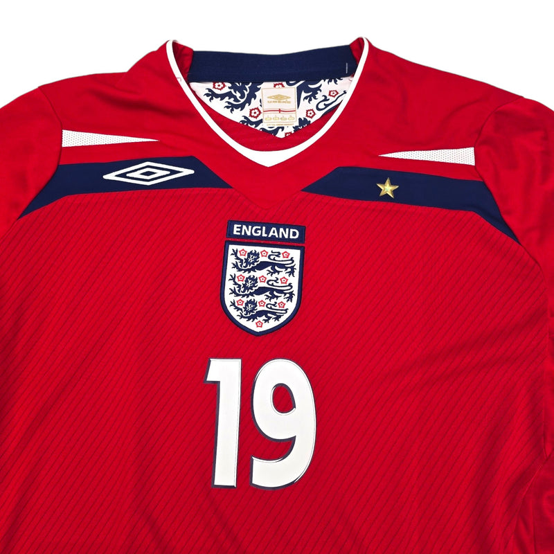 2008/10 England Away Football Shirt (L) Umbro #19 Crouch - Football Finery - FF202533