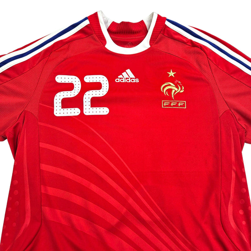 2008/10 France Away Football Shirt (M) Adidas #22 Ribery - Football Finery - FF203085