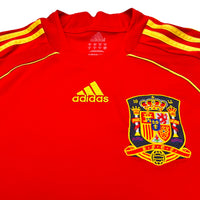 2008/10 Spain Home Football Shirt (XL) Adidas - Football Finery - FF202836