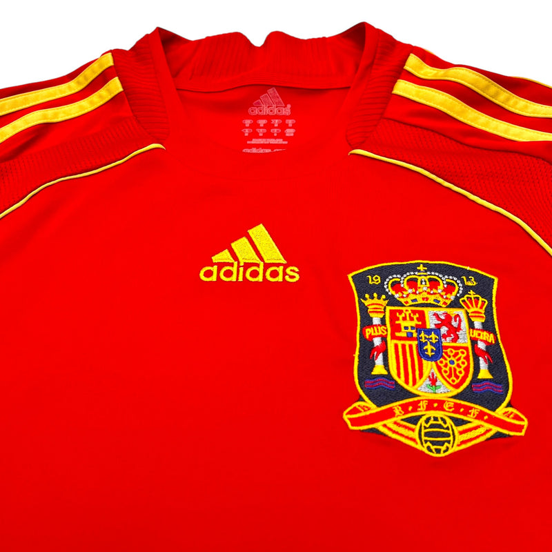 2008/10 Spain Home Football Shirt (XL) Adidas - Football Finery - FF202836