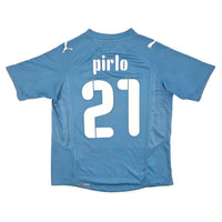 2009 Italy Home Football Shirt (S) Puma #21 Pirlo (Confederations Cup) - Football Finery - FF204093