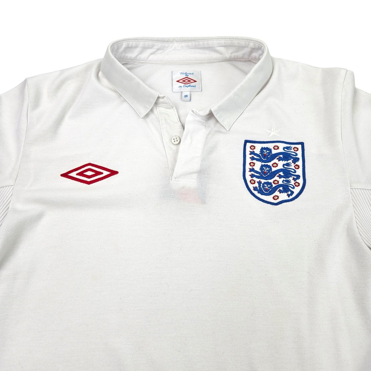 2009/10 England Home Football Shirt (M) Umbro - Football Finery - FF202479