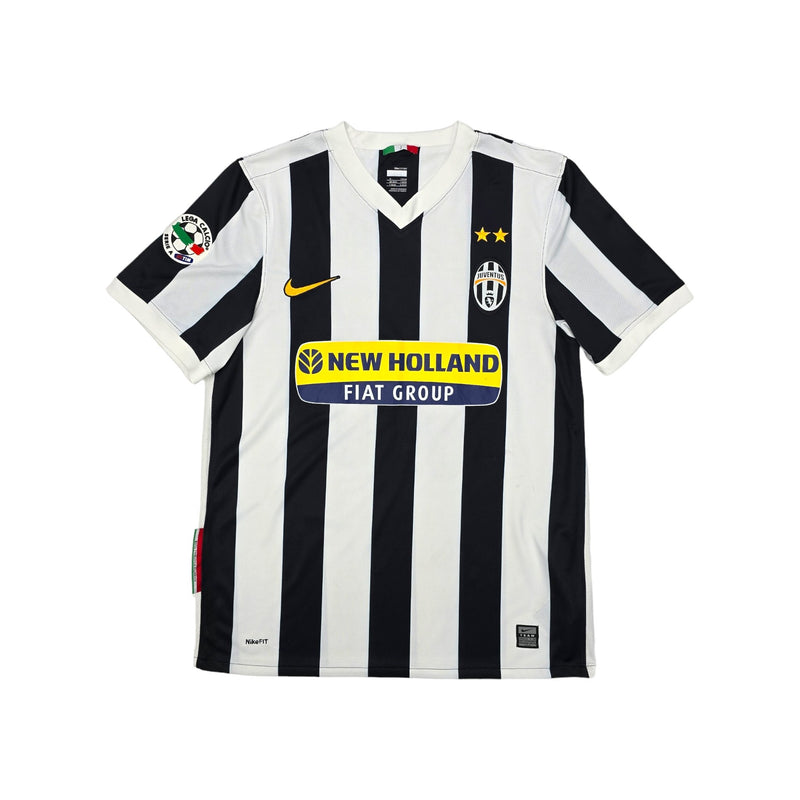 2009/10 Juventus Home Football Shirt (M) Nike #17 Trezeguet - Football Finery - FF203886