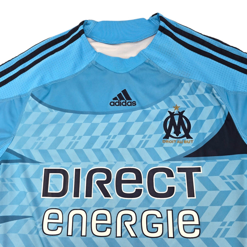 2009/10 Olympique Marseille Away Football Shirt (L) Adidas #11 Niang - Football Finery - FF204344