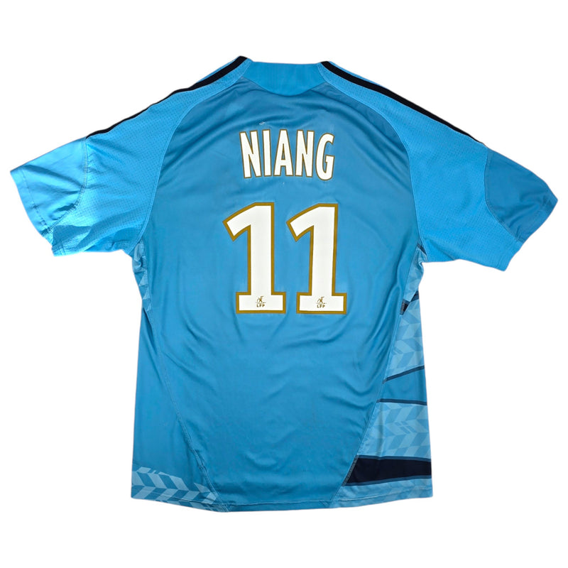 2009/10 Olympique Marseille Away Football Shirt (L) Adidas #11 Niang - Football Finery - FF204344