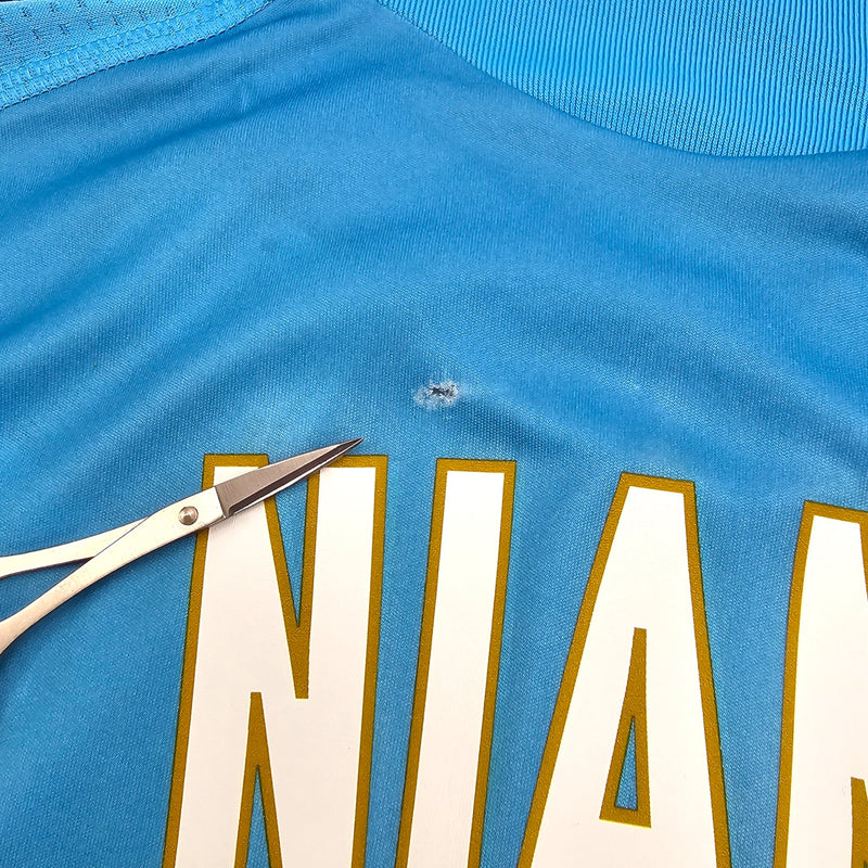 2009/10 Olympique Marseille Away Football Shirt (L) Adidas #11 Niang - Football Finery - FF204344