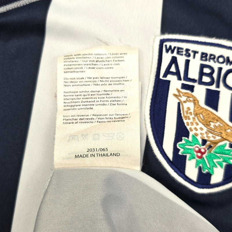 2009/10 West Bromwich Albion Home Football Shirt (M) Umbro #11 Brunt - Football Finery - FF203932