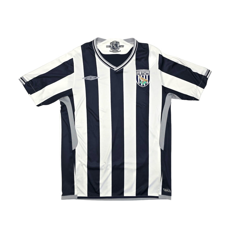 2009/10 West Bromwich Albion Home Football Shirt (M) Umbro #11 Brunt - Football Finery - FF203932