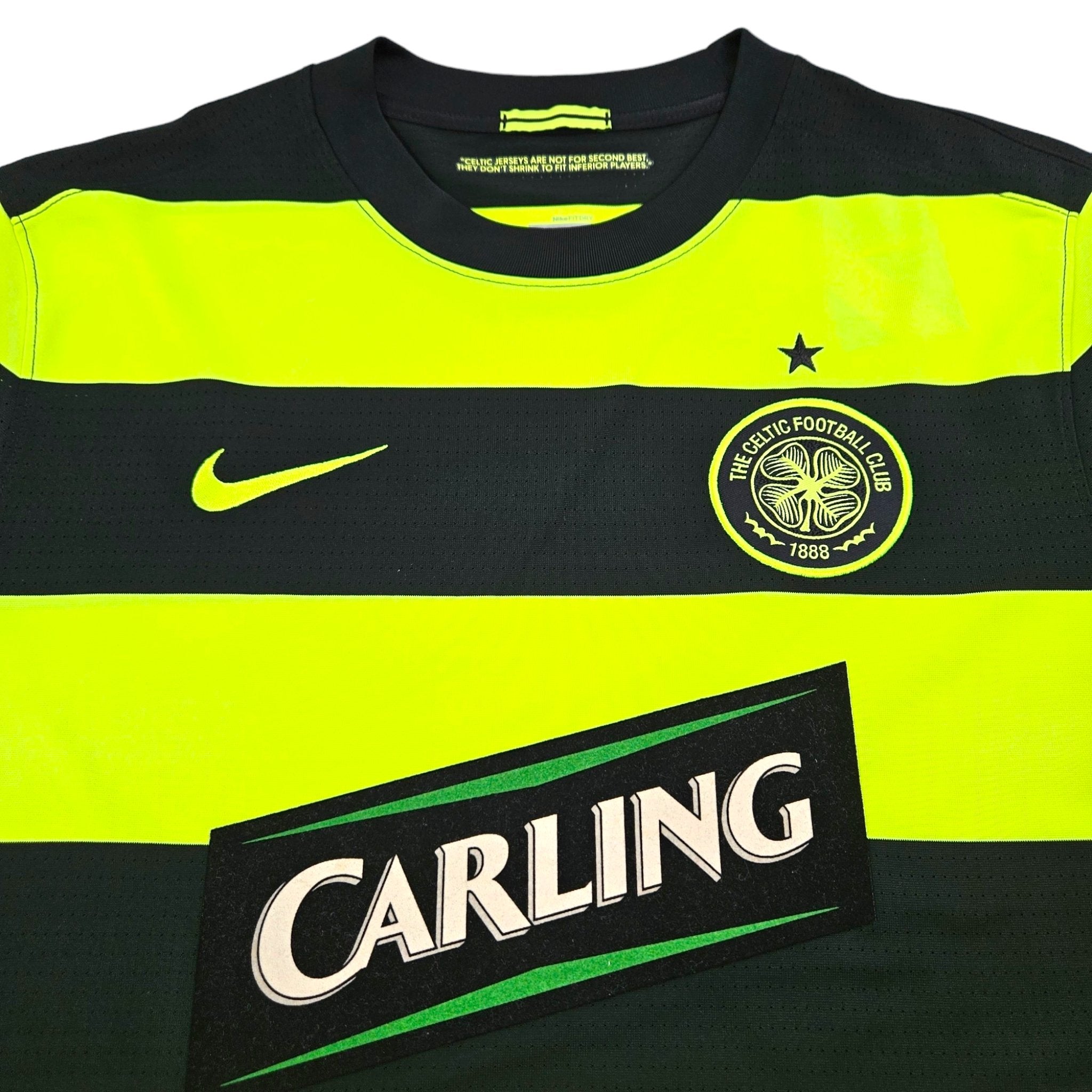 2009 11 Celtic Away Football Shirt L Nike Football Finery