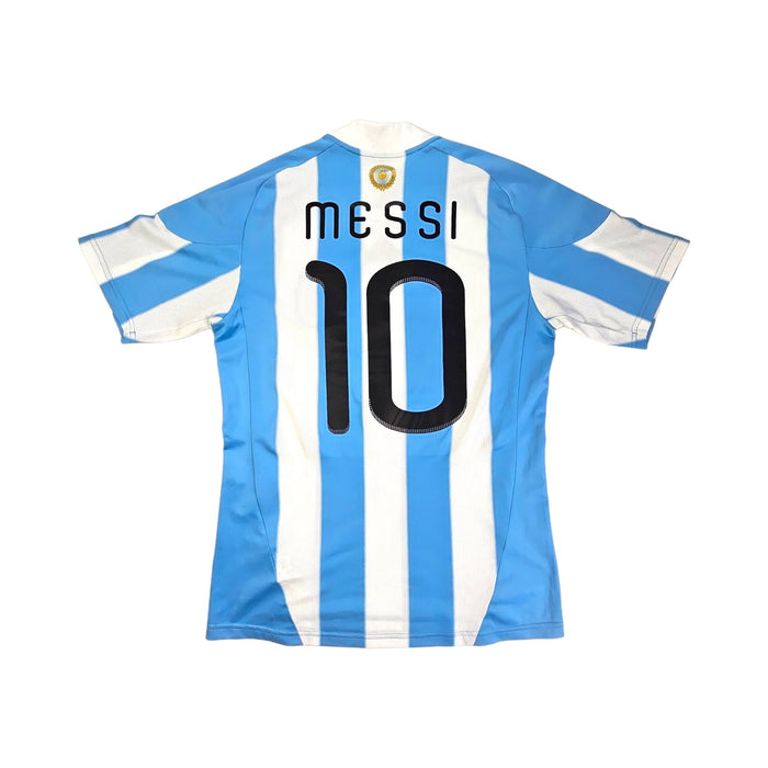 2010/11 Argentina Home Football Shirt (S) Adidas #10 Messi - Football Finery - FF203287