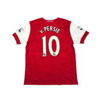 2010/11 Arsenal Home Football Shirt (XL) Nike # 10 v.Persie - Football Finery - FF203244