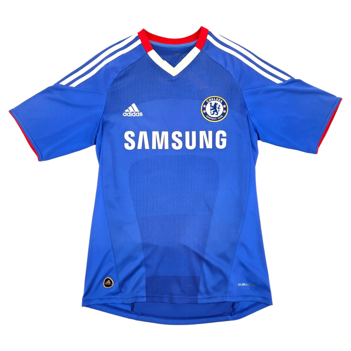 2010/11 Chelsea Home Football Shirt (S) Adidas #11 Drogba - Football Finery - FF204179