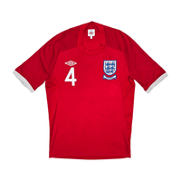 2010/11 England Away Football Shirt (M) Umbro #4 Gerrard - Football Finery - FF204318