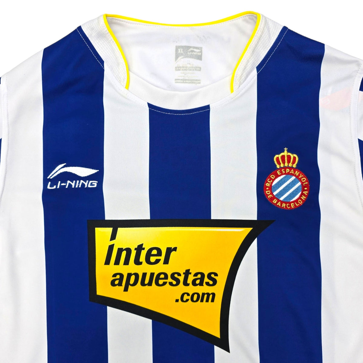 2010/11 Espanyol Home Football Shirt (XL) Li-ning #17 Osvaldo - Football Finery - FF203939