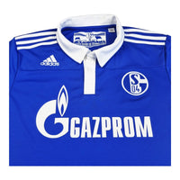 2010/11 FC Shalke04 Home Football Shirt (L) Adidas - Football Finery - FF202627