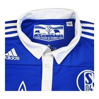 2010/11 FC Shalke04 Home Football Shirt (L) Adidas - Football Finery - FF202627