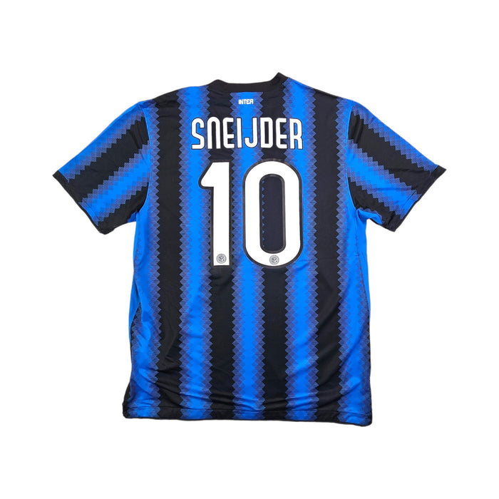 2010/11 Inter Milan Home Football Shirt (L) Nike #10 Sneijder - Football Finery - FF203673