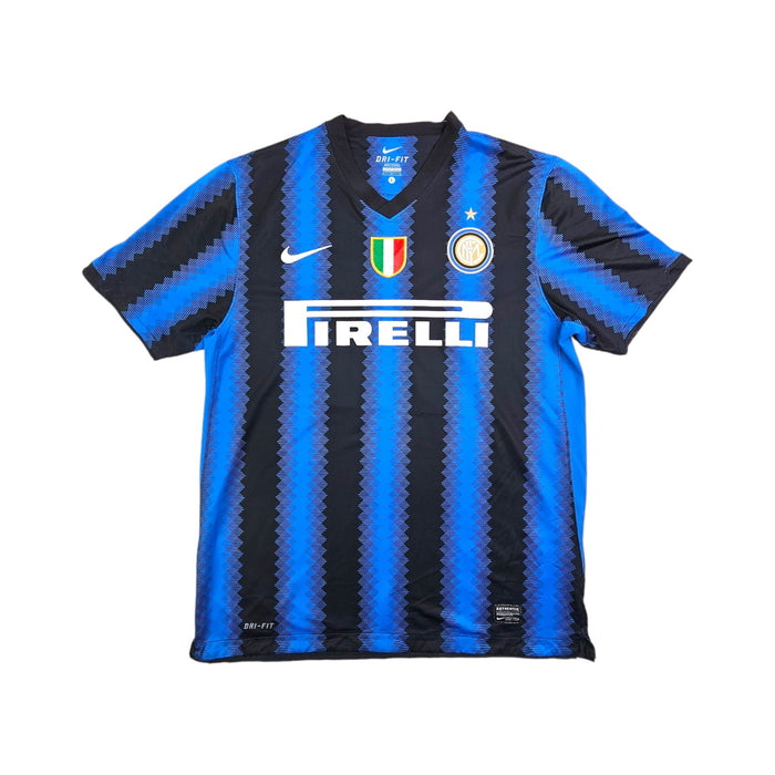 2010/11 Inter Milan Home Football Shirt (L) Nike #10 Sneijder - Football Finery - FF203673