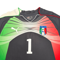 2010/11 Italy Goal Keeper Football Shirt (L) Puma #1 Buffon - Football Finery - FF204306