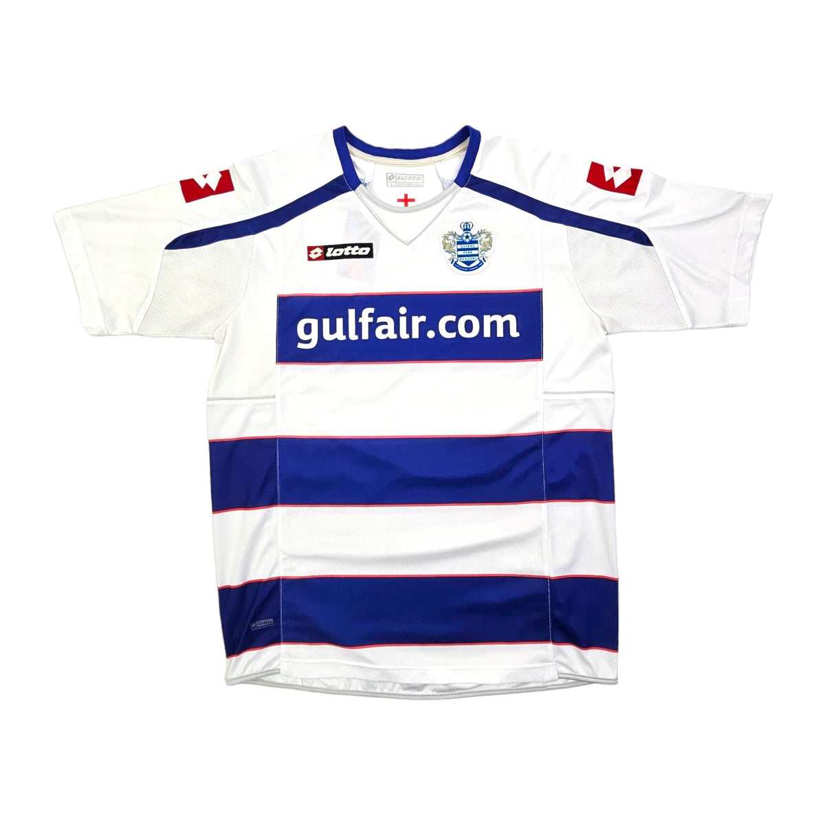 2010/11 Queens Park Rangers Home Football Shirt (L) Lotto #7 Taarabt - Football Finery - FF203574