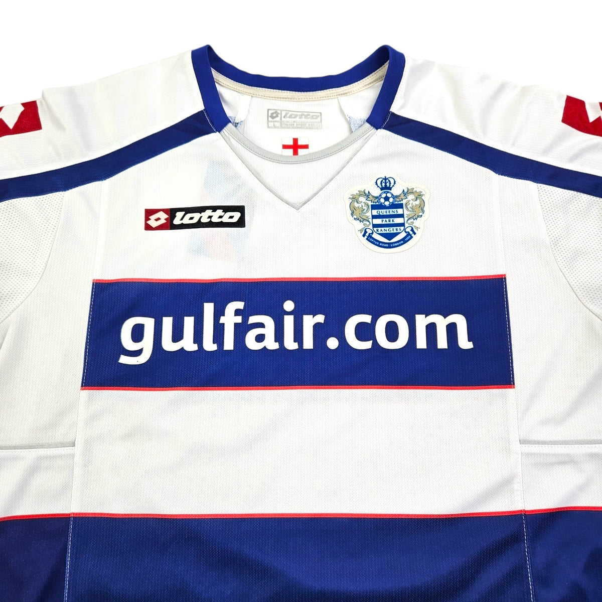 2010/11 Queens Park Rangers Home Football Shirt (L) Lotto #7 Taarabt - Football Finery - FF203574