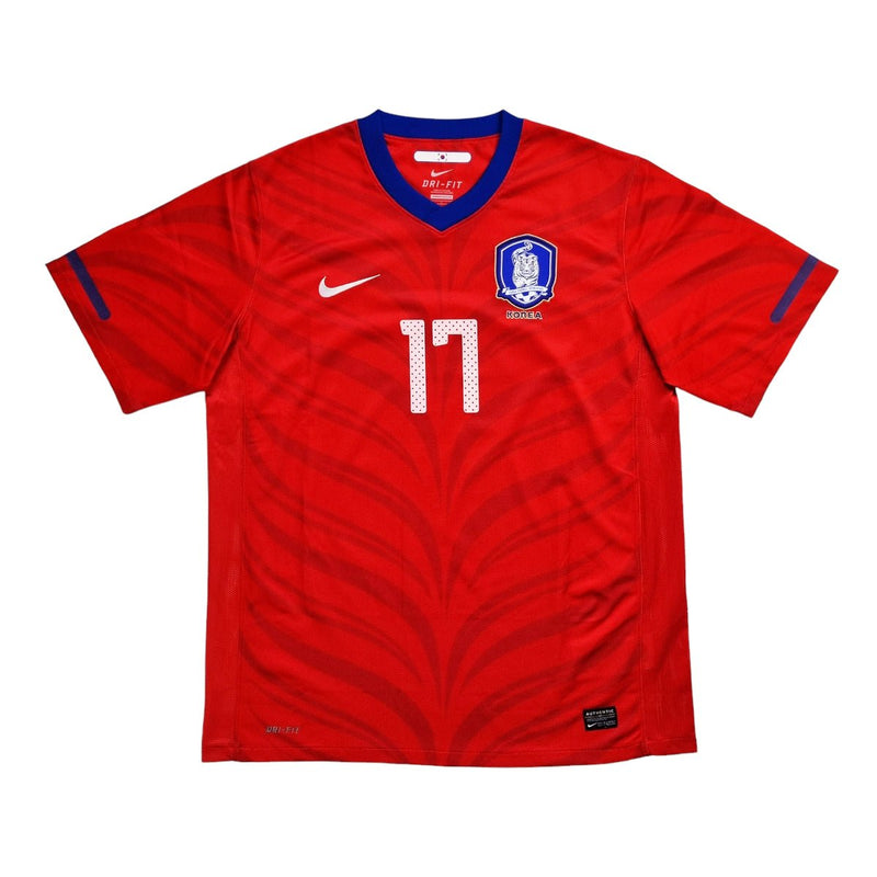 2010/11 South Korea Home Football Shirt (L) Nike #17 Chungyong - Football Finery - FF202837