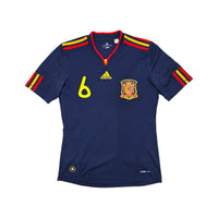 2010/11 Spain Away Football Shirt (S) Adidas #6 Iniesta - Football Finery - FF203832