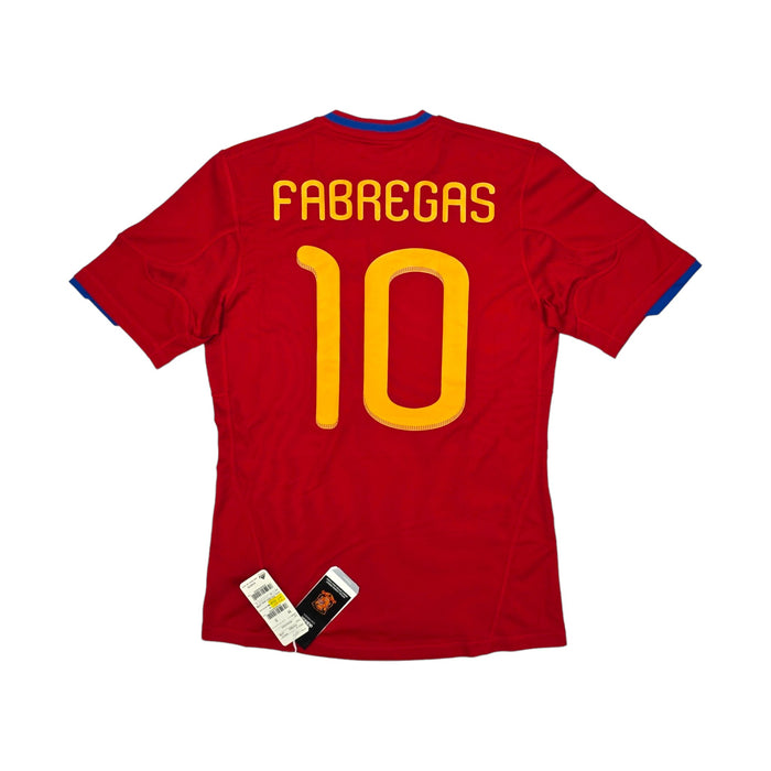 2010/11 Spain Home Football Shirt (S) Adidas #10 Fabregas (BNWTs) - Football Finery - FF203915