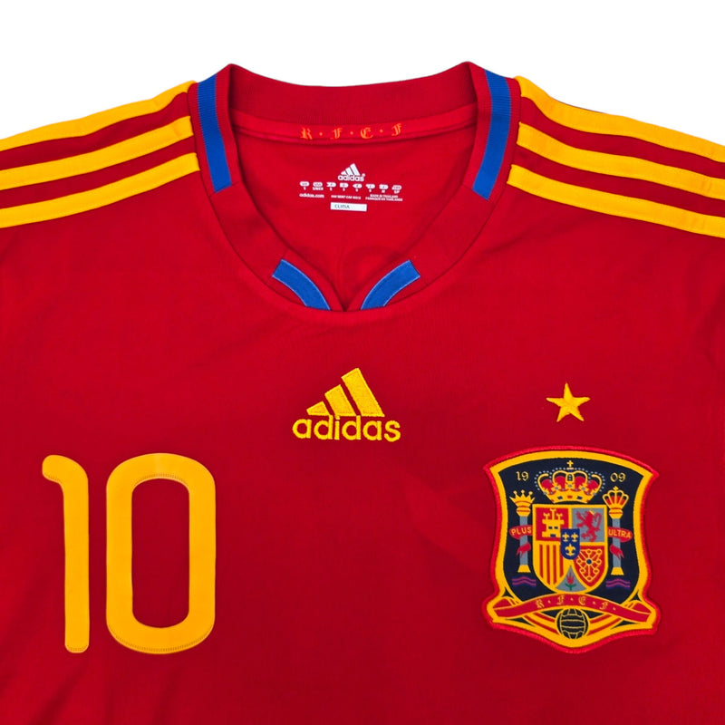 2010/11 Spain Home Football Shirt (S) Adidas #10 Fabregas (BNWTs) - Football Finery - FF203915