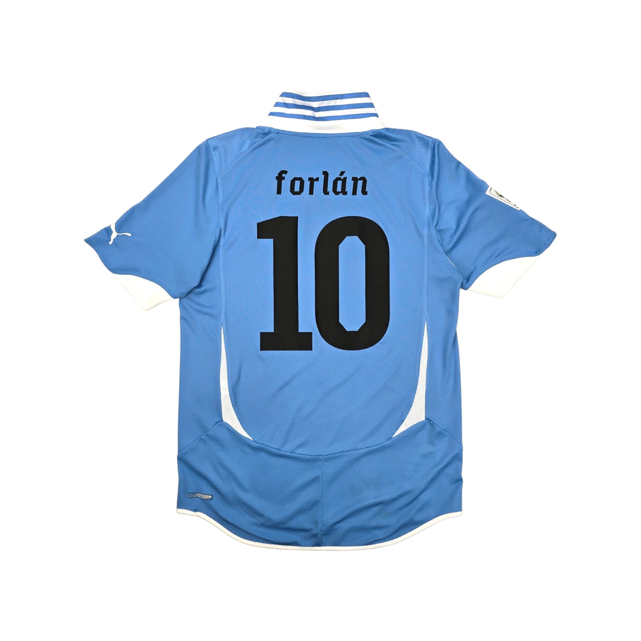 2010 11 Uruguay Home Football Shirt M Puma 10 Forlan Football Finery