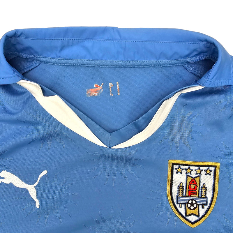 2010/11 Uruguay Home Football Shirt (M) Puma #10 Forlan - Football Finery - FF203831