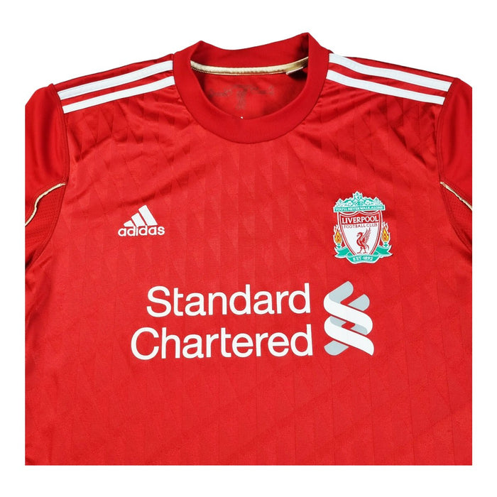 2010/12 Liverpool Home Football Shirt (L) Adidas - Football Finery - FF202556