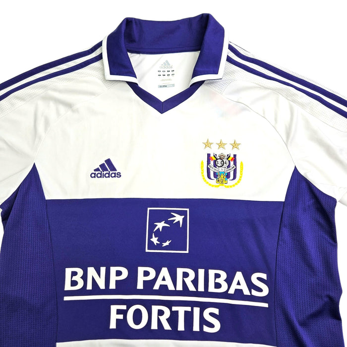 2011/12 Anderlecht Home Football Shirt (L) Adidas - Football Finery - FF203581