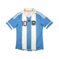 2011/12 Argentina Home Football Shirt (M) Adidas #10 Messi - Football Finery - FF203921