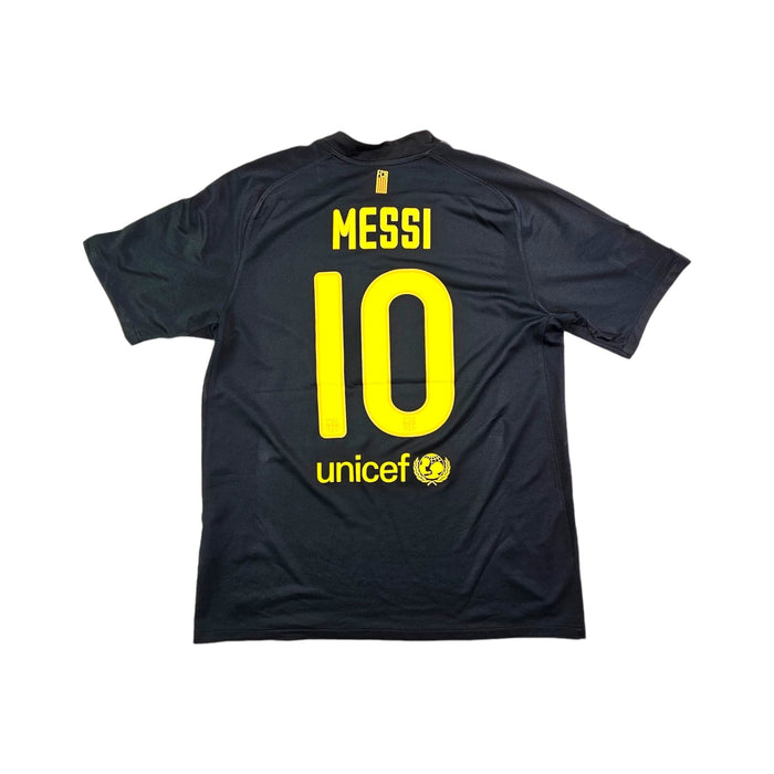 2011/12 Barcelona Away Football Shirt (L) Nike #10 Messi - Football Finery - FF203600