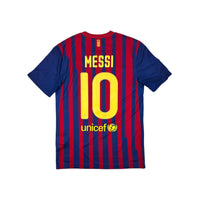 2011/12 Barcelona Home Football Shirt (S) Nike #10 Messi - Football Finery - FF203792