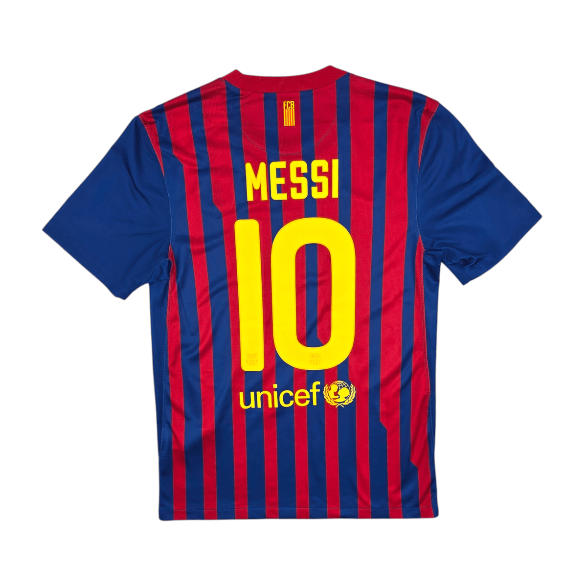 2011/12 Barcelona Home Football Shirt (S) Nike #10 Messi - Football Finery - FF204672