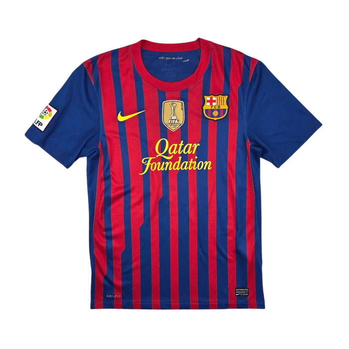 2011/12 Barcelona Home Football Shirt (S) Nike #10 Messi - Football Finery - FF204672