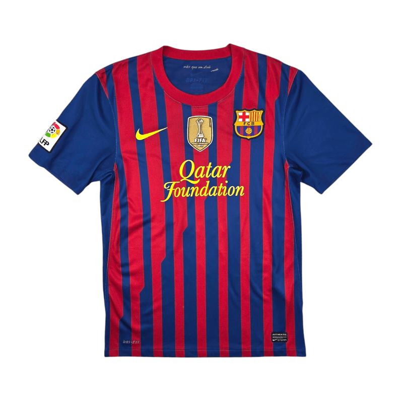 2011/12 Barcelona Home Football Shirt (S) Nike #10 Messi - Football Finery - FF204672