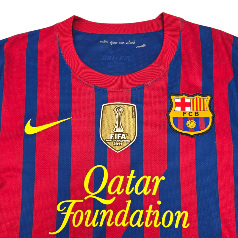 2011/12 Barcelona Home Football Shirt (S) Nike #10 Messi - Football Finery - FF204672