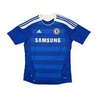 2011/12 Chelsea Home Football Shirt (M) Adidas #8 Lampard - Football Finery - FF203905