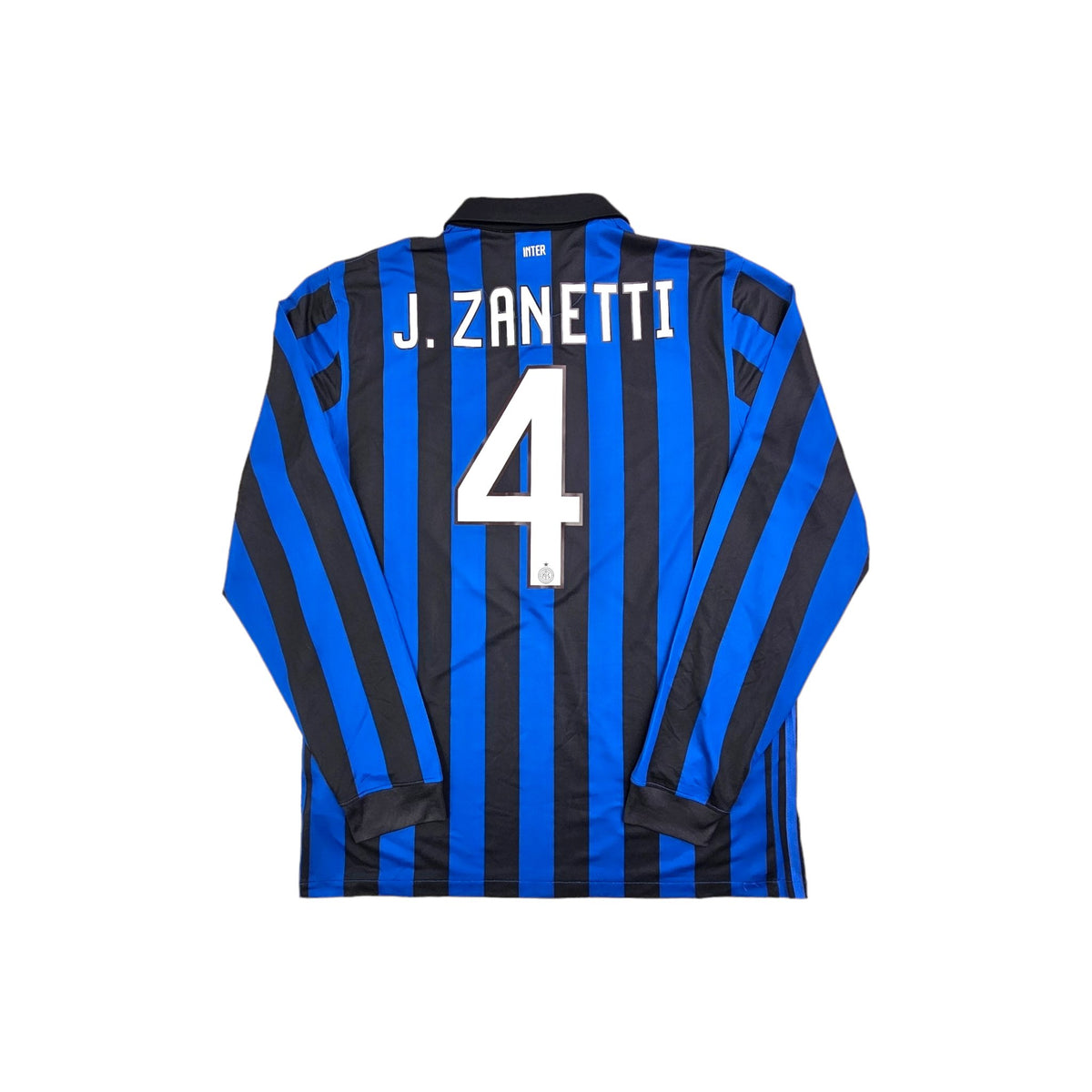 2011/12 Inter Milan Home Football Shirt (L) Nike #4 Zanetti - Football Finery - FF203524