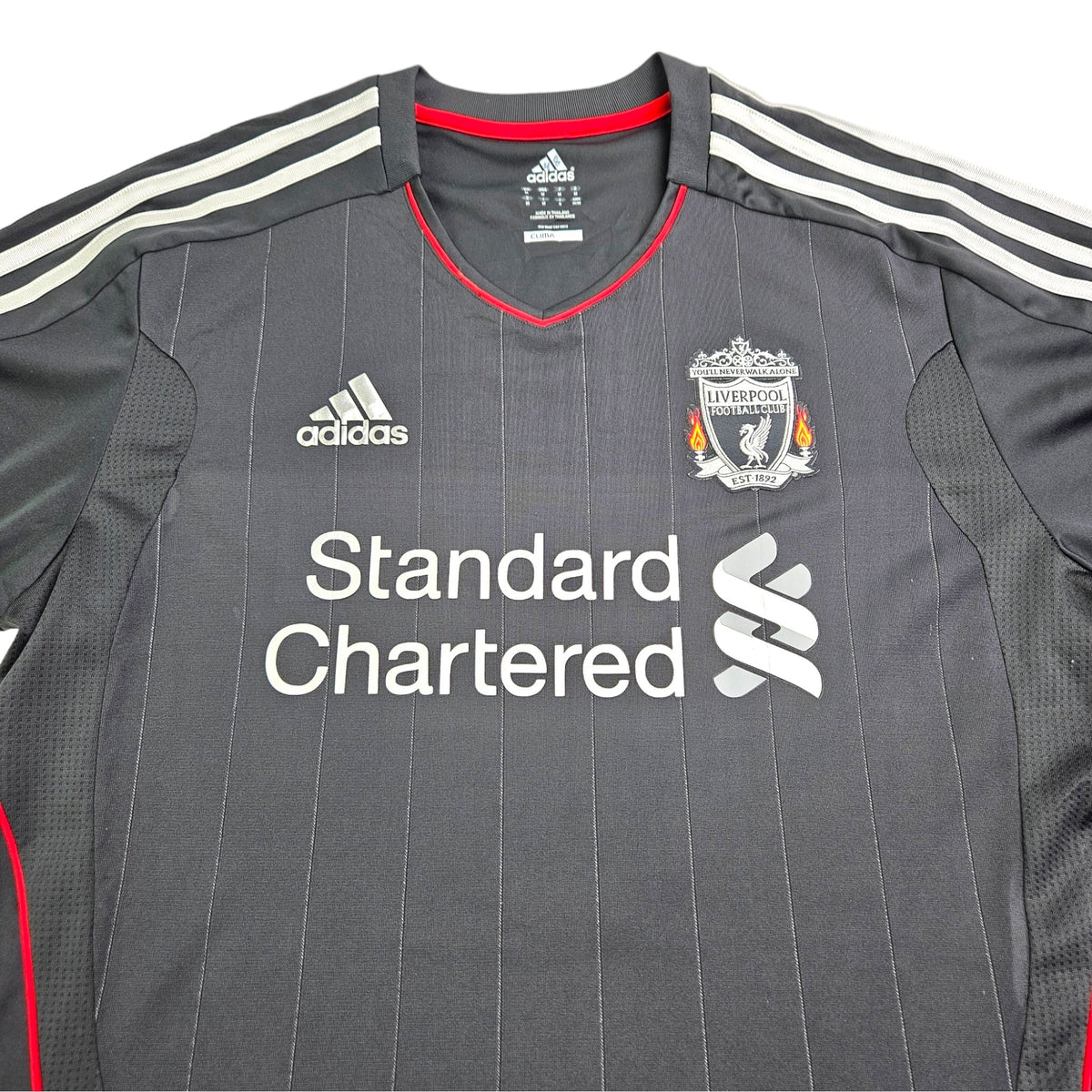 2011/12 Liverpool Away Football Shirt (M) Adidas #8 Gerrard - Football Finery - FF203555