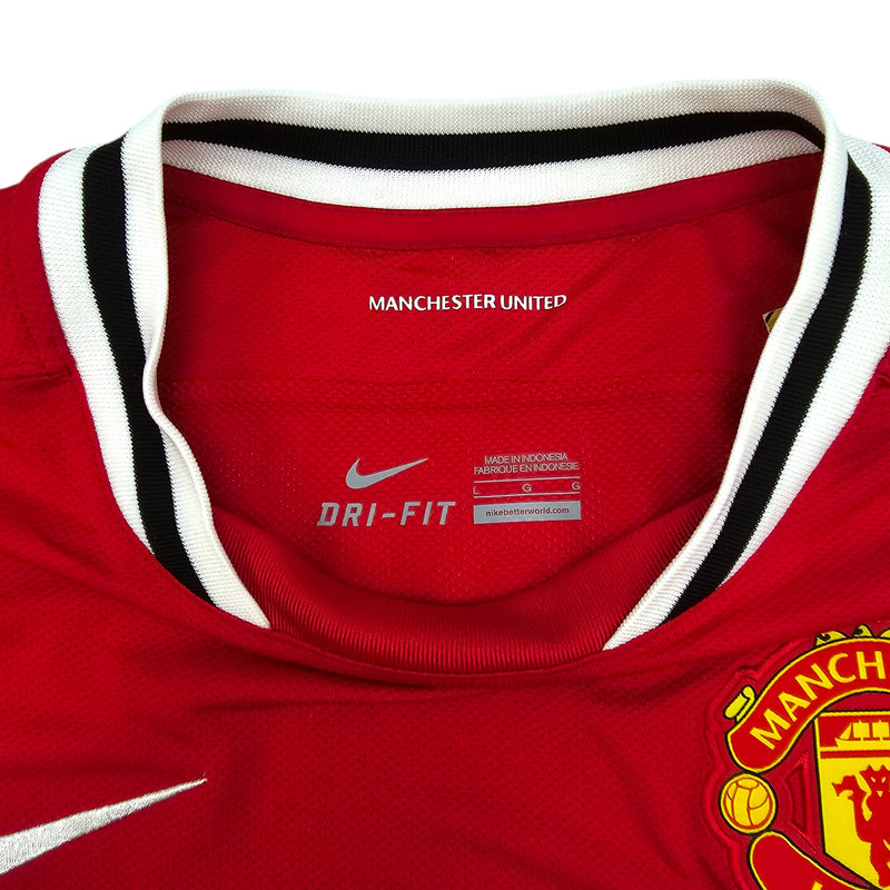 2011/12 Manchester United Home Football Shirt (L) Nike #10 Rooney - Football Finery - FF204330