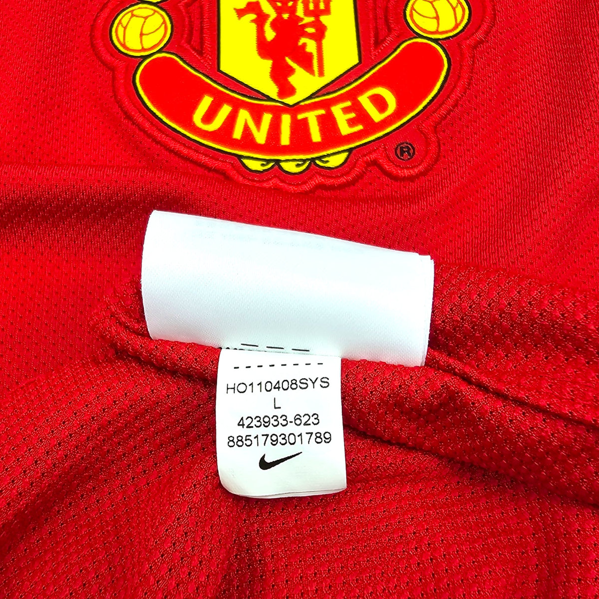 2011/12 Manchester United Home Football Shirt (L) Nike #10 Rooney - Football Finery - FF204330