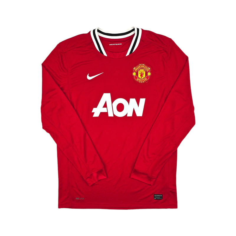 2011/12 Manchester United Home Football Shirt (L) Nike #10 Rooney - Football Finery - FF204330