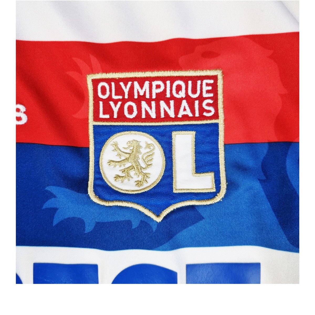 2011/12 Olympique Lyonnais Home Football Shirt (M) Adidas - Football Finery - FF202345