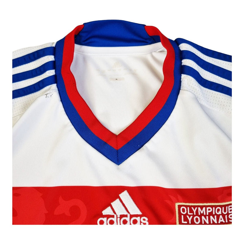 2011/12 Olympique Lyonnais Home Football Shirt (M) Adidas - Football Finery - FF202345