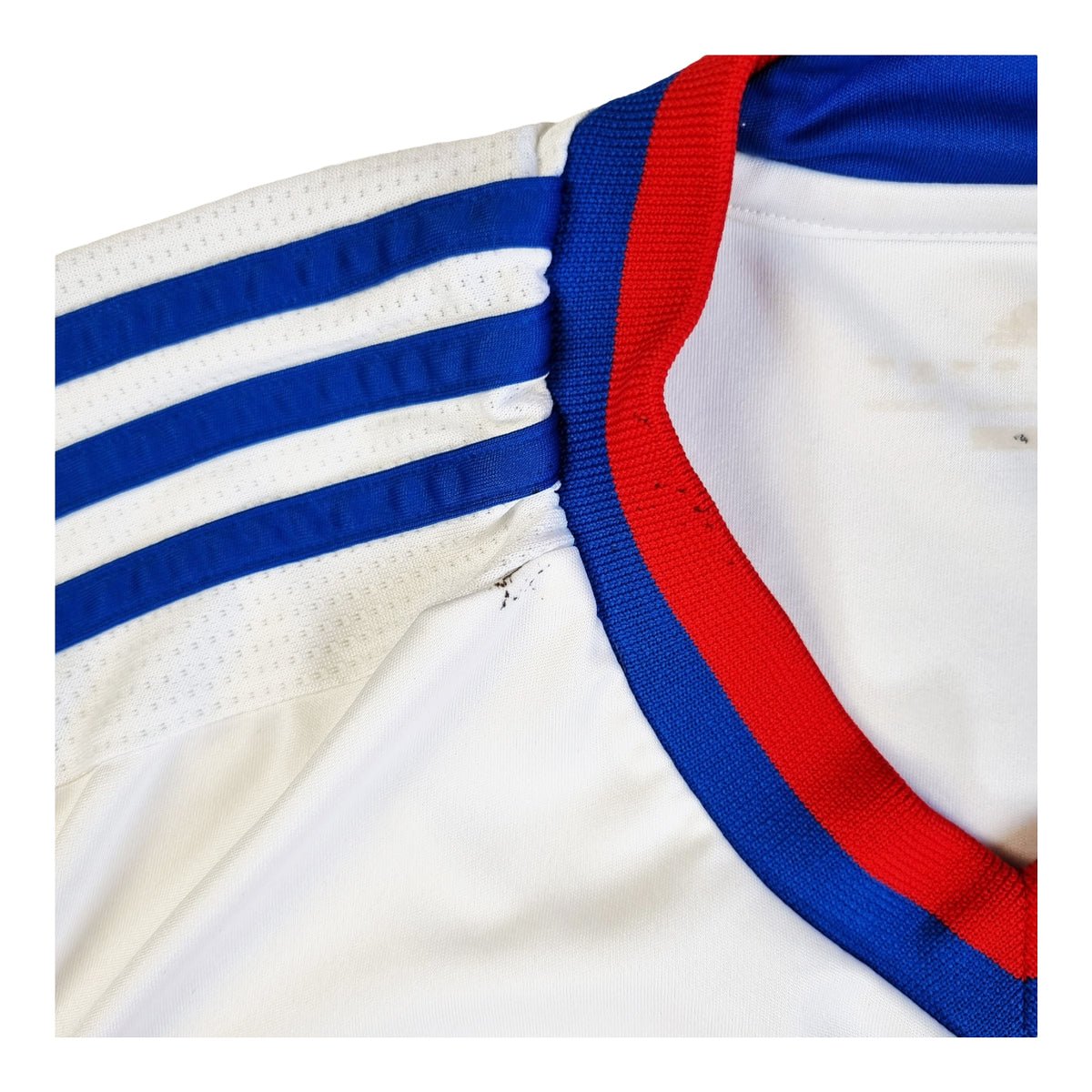 2011/12 Olympique Lyonnais Home Football Shirt (M) Adidas - Football Finery - FF202345